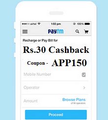 paytm-rs30-cashback-on-mobile-recharge-bill-payments